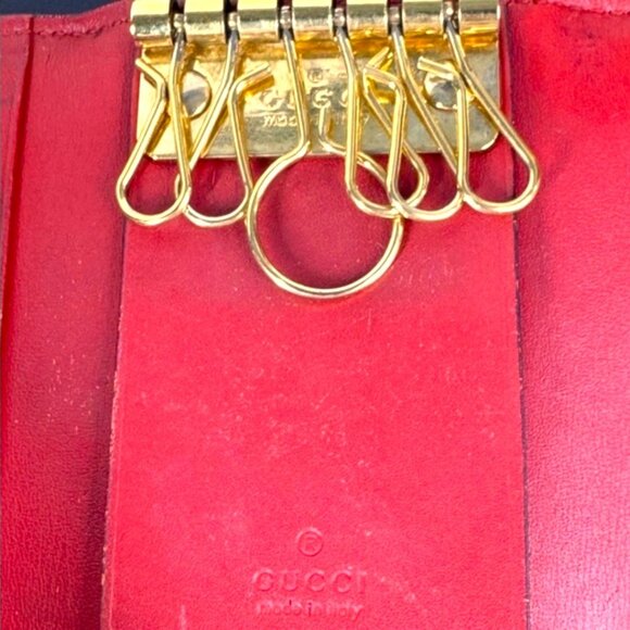 Gucci Blue Blooms Supreme 6 Key Holder with COA - Picture 7 of 16